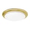 Afx Baron 14-in. LED Flush Mount, Satin Brass BRNF14LAJD1SB - alternate 1